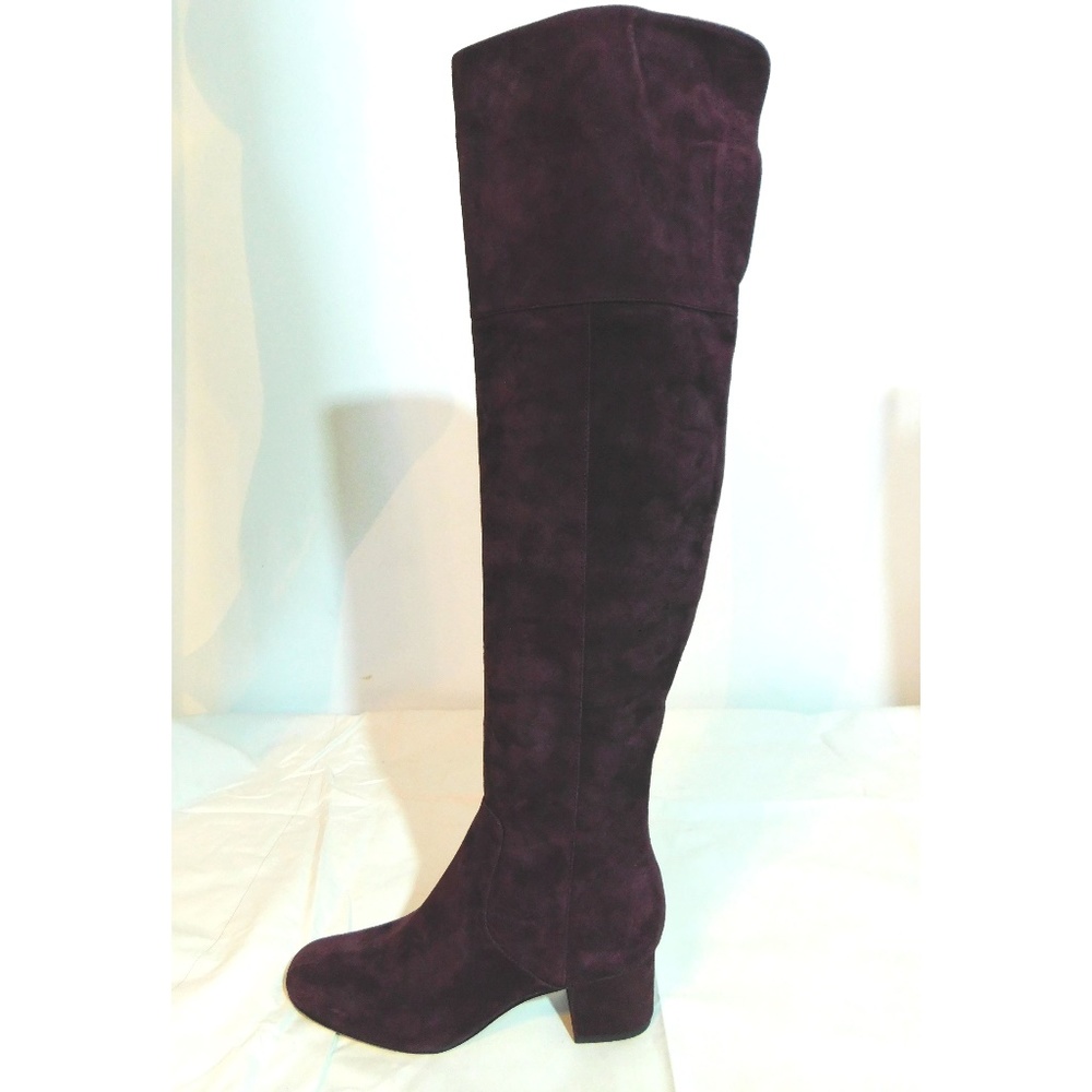 NEW Sam Edelman Elina Burgundy Over the Knee Boot - Picture 6 of 8